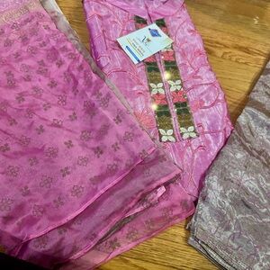 3 pieces of shalwar kameez size 42